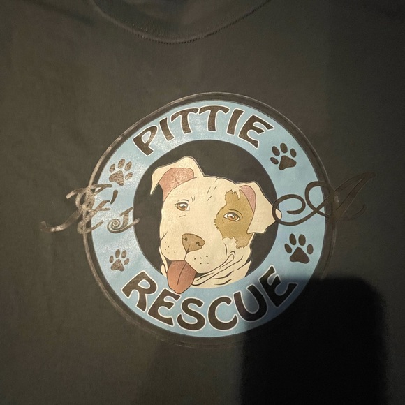 Little Pittie rescue t-shirt. XL. - Picture 5 of 6